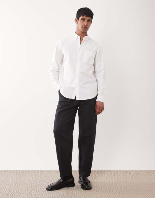 ARKET pure cotton oxford shirt in white, 2 of 5