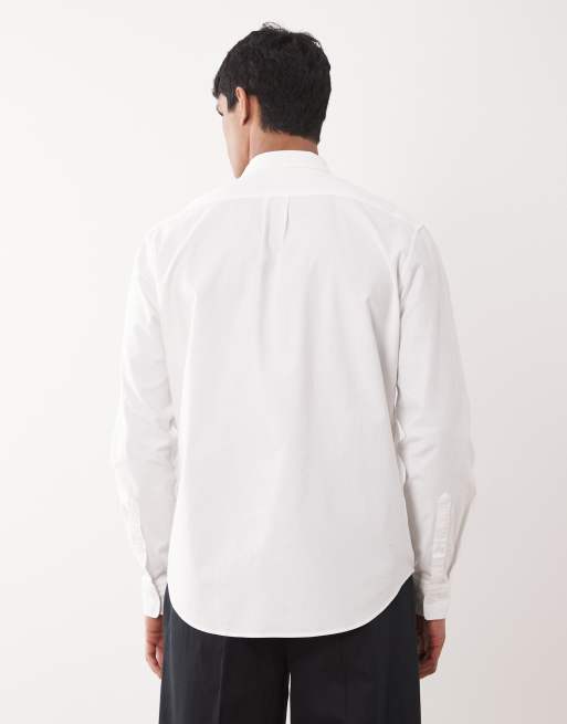 ARKET pure cotton oxford shirt in white, 3 of 5