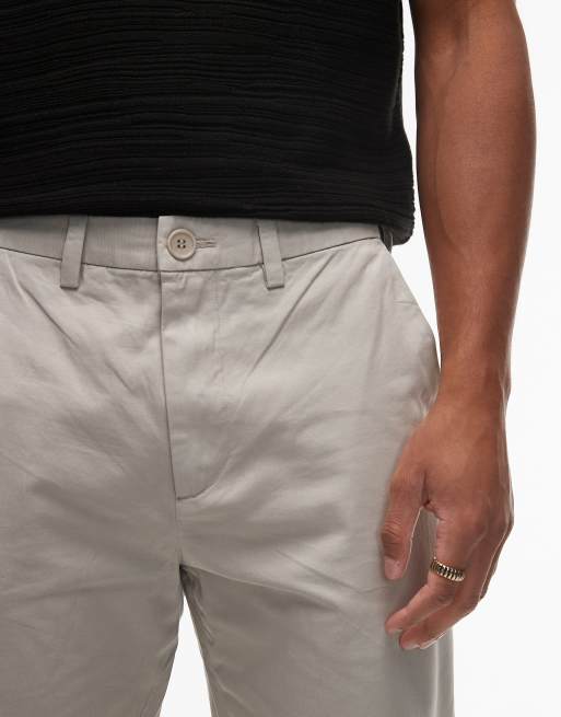 ARKET pure cotton relaxed chino pants in beige, 4 of 5