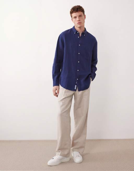 ARKET pure linen shirt in blue, 2 of 5