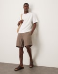 [Arket] ARKET pure linen shorts in mole-Brown W52 Mole