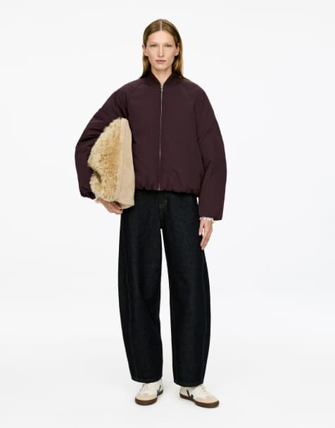 ARKET - Redown - Giacca bomber imbottita bordeaux - view 1