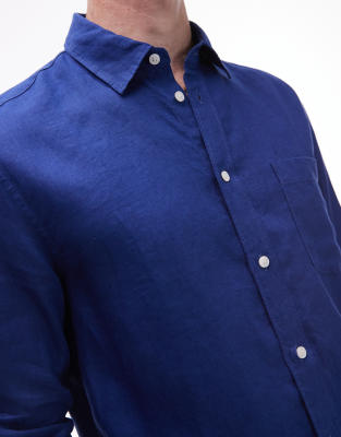 ARKET REGULAR FIT LINEN SHIRT 