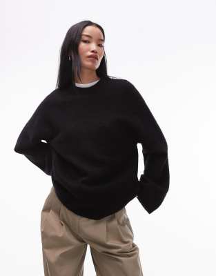 ARKET - Relaxed-Fit-Pullover aus superweicher Alpakawolle und Wolle in Schwarz