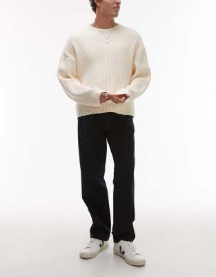 Arket ARKET relaxed fit trousers with flat front in black