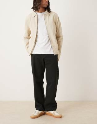Arket Relaxed Pants With 5-pocket Detailing In Black