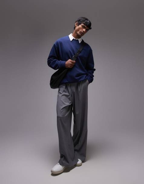 ARKET relaxed terry sweatshirt in blue - view 1