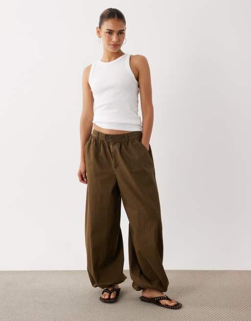 ARKET ribbed jersey tank top in white, 2 of 4
