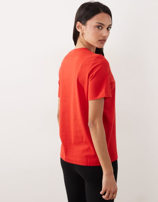 ARKET – Röd t-shirt i ren bomull, 2 av 6