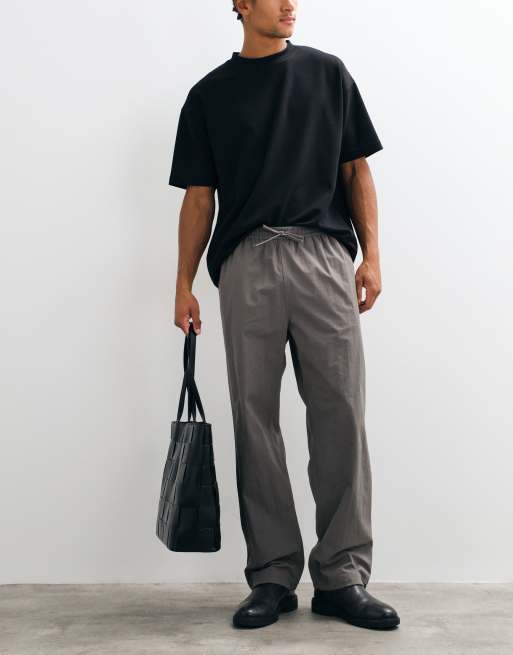 ARKET Schlupfhose mit lockerer Passform in Mittelgrau, 2 von 5