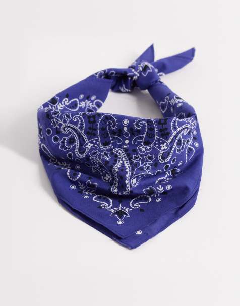 ARKET - Sciarpa multiuso in puro cotone blu - view 1