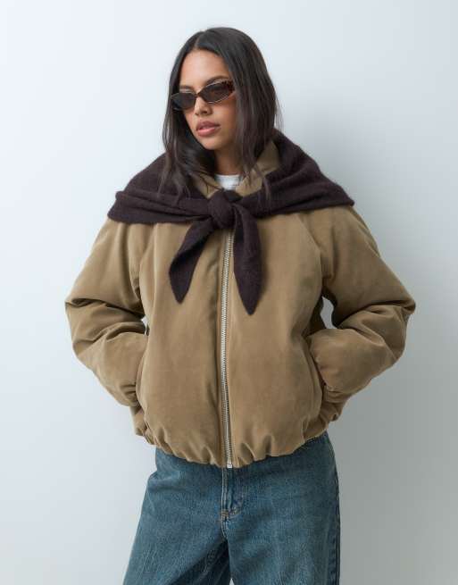 ARKET sciarpa triangolare in alpaca color cioccolato, 4 di 5