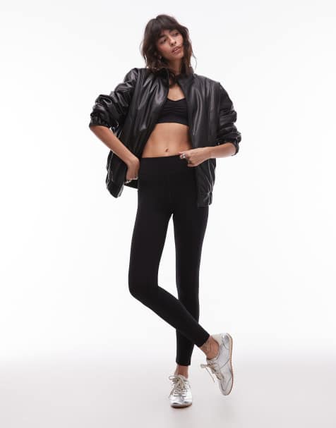 ARKET seamless leggings in black - part of a set - view 1