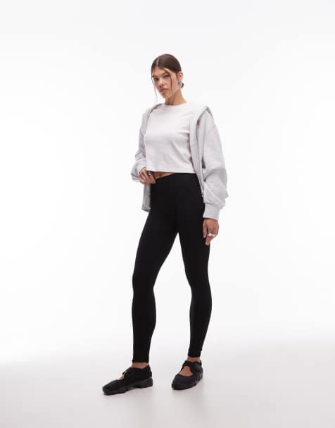 ARKET seamless super stretch training leggings in black - exclusive to ASOS - view 1