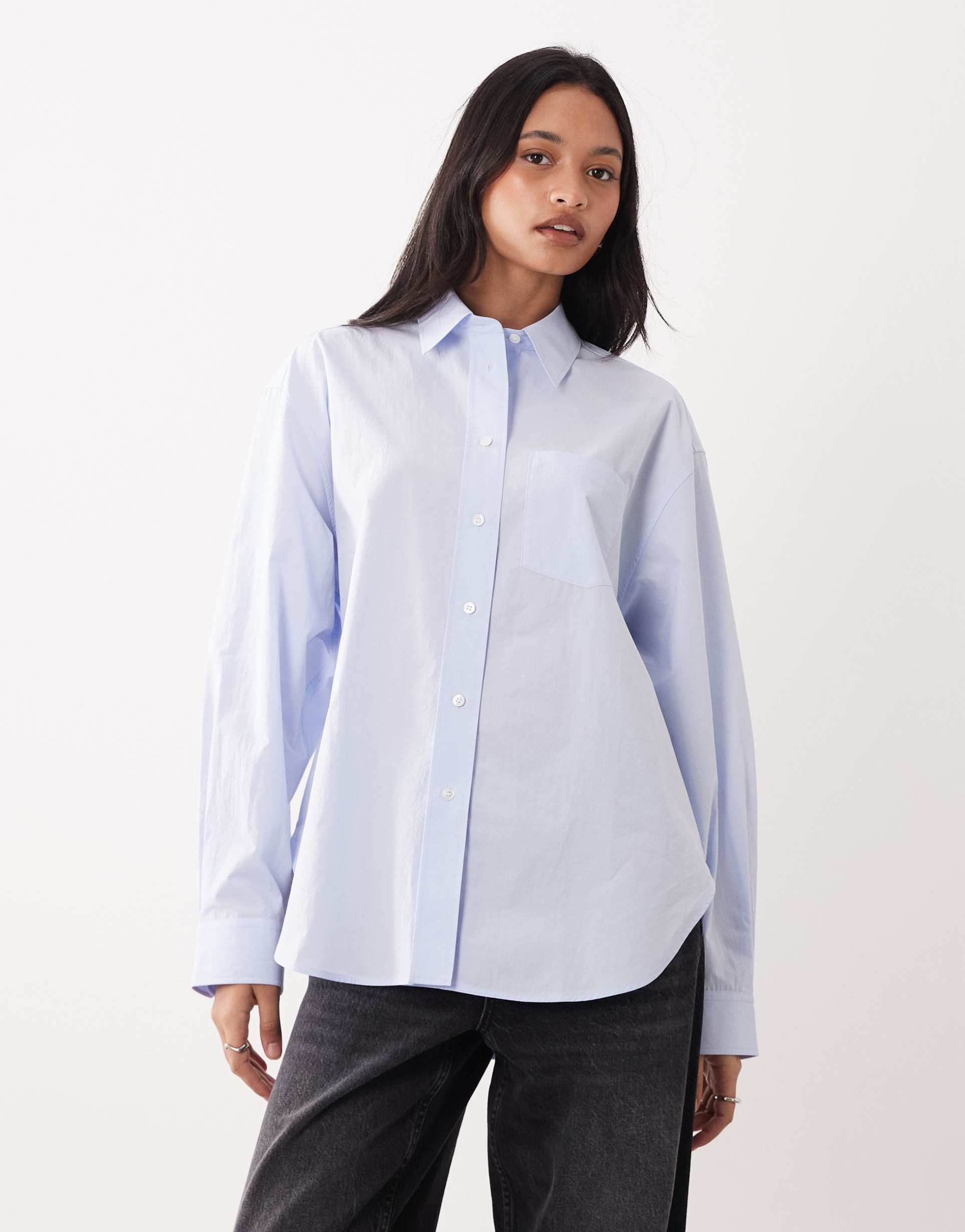 arket shirt in light blue
