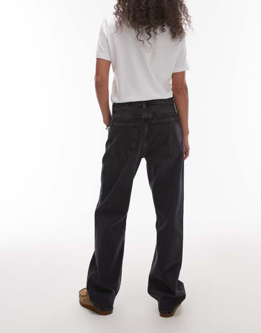 ARKET - Shore - Jeans boyfriend comodi a vita bassa grigio scuro slavato, 3 di 5