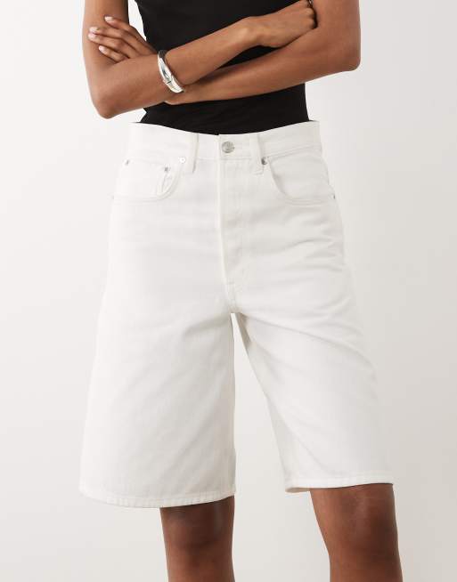 ARKET - Short ample en jean - Blanc, 5 de 5