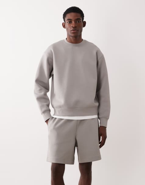 ARKET - Short imitation néoprène à assortir - Gris - view 1