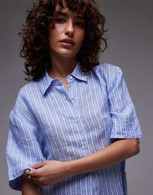Shop Arket Short Sleeve Linen Shirt