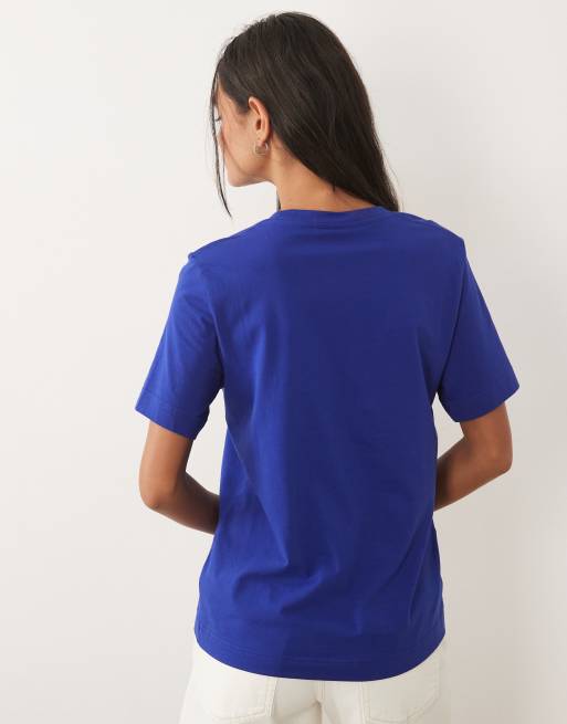 ARKET short sleeve t-shirt in bright blue, 4 of 4
