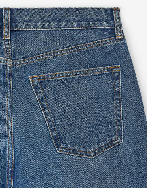 ARKET – Snow – Ciemnoniebieskie jeansy z prostymi nogawkami, 4 z 5