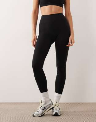 Arket Soft Seamless Leggings In Black