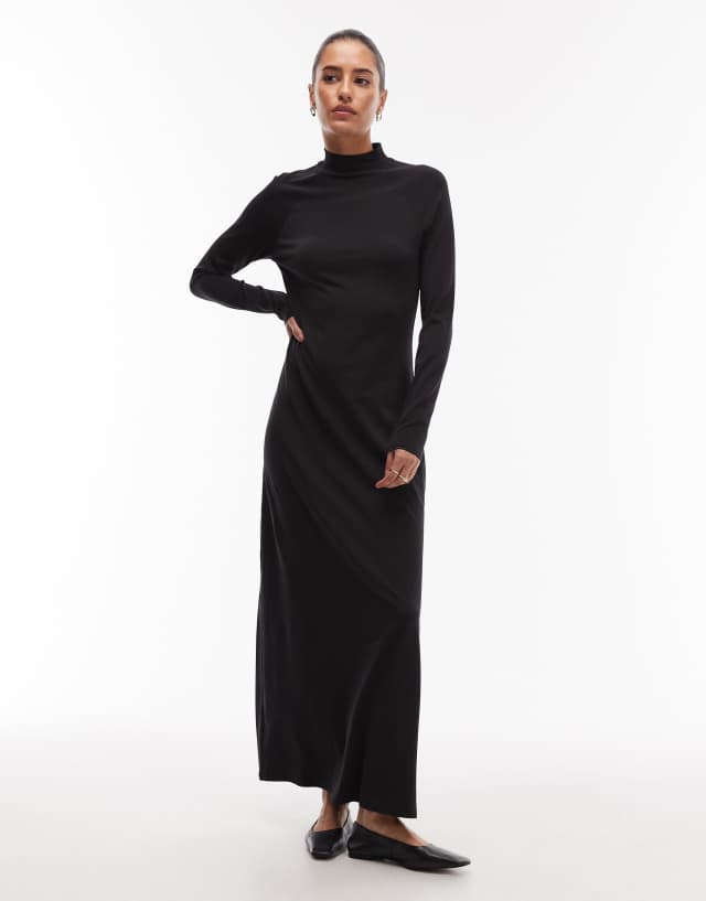 arket black dress - Maxi - Women - Cotton/Polyamide/Elastane - 2XS AW-PD-10707 Prendonea - Six Drawer Chest:116 Designed with a crew