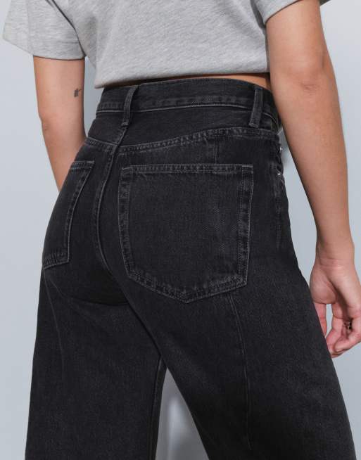 ARKET - Sorte forvaskede og tøndeformede jeans , 5 af 5