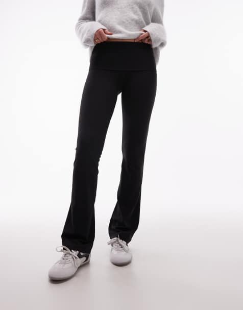 ARKET - Sorte superbløde skinny-leggings med stretch, svaj og bredt taljebånd - view 1