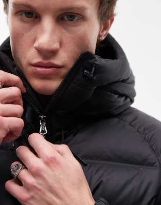 ARKET SPORTY DOWN JACKET WITH HOOD 