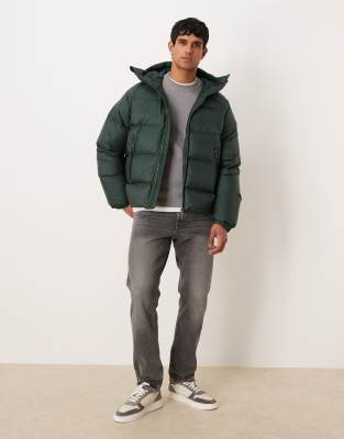 ARKET SPORTY DOWN JACKET WITH HOOD