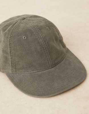Arket Standard Fit Cord Cap In Green