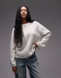 [Arket] ARKET super soft alpaca wool blend relaxed sweater in off white 2XS Off white