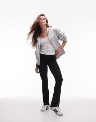 ARKET - Superweiche Skinny Schlag-Leggings in Schwarz mit Stretch und tiefem Bund
