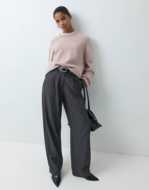 ARKET superweicher Pullover aus Alpaka und Wolle in Rosa, 2 von 5