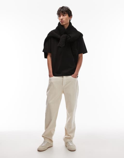 ARKET – Svart, kraftig t-shirt av jersey i oversize, 2 av 5