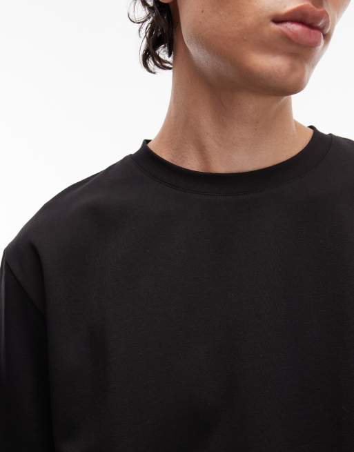 ARKET – Svart, kraftig t-shirt av jersey i oversize, 5 av 5
