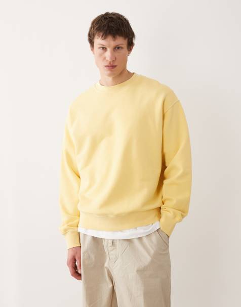 ARKET - Sweat ras de cou de qualité supérieure - Jaune - view 1