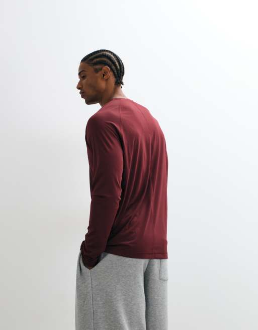 ARKET Sweatshirt mit Rundhalsausschnitt in Burgunderrot, 4 von 5