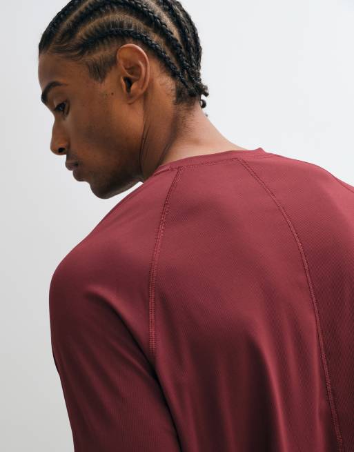 ARKET Sweatshirt mit Rundhalsausschnitt in Burgunderrot, 5 von 5