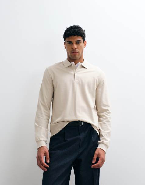 ARKET sweatshirt van puur katoen met V-hals in lichtgrijs - view 1