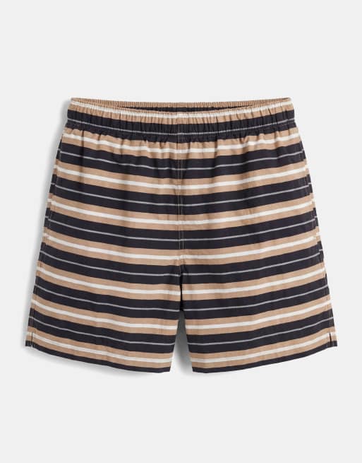 ARKET swim shorts in retro stripe, 6 of 9