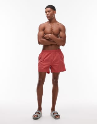 Arket Swim Shorts In Red