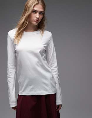 T-shirt à manches longues - Blanc M