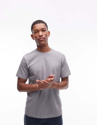 T-Shirt aus Jersey in Grau Grau XL