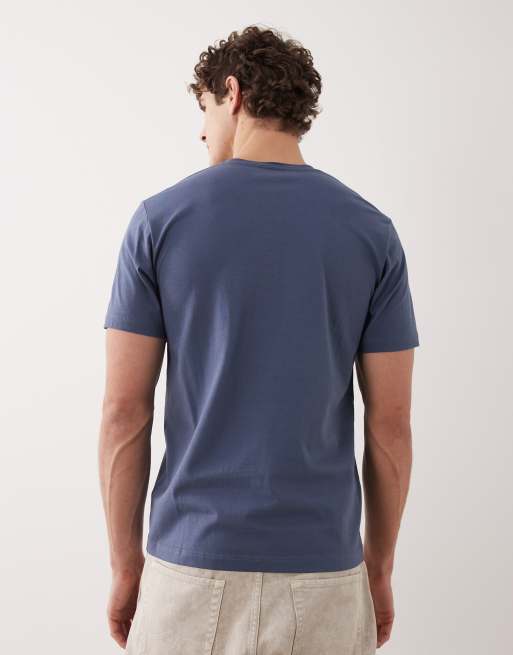 ARKET - T-shirt blu navy in jersey, 3 di 5