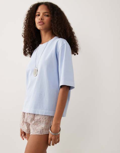 ARKET - T-shirt épais en coton pur - Blanc - view 1