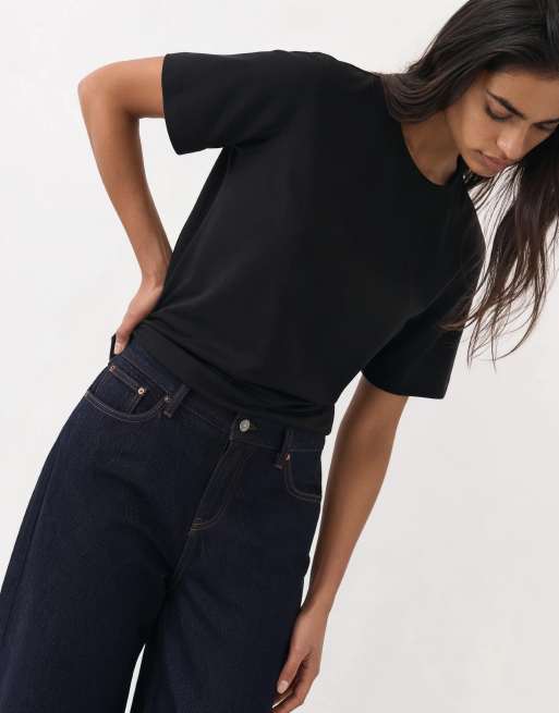 ARKET t-shirt in black, 6 of 7