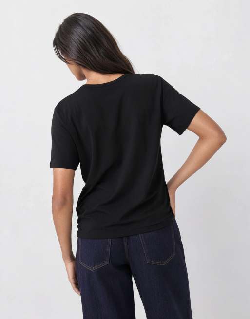ARKET t-shirt in black, 7 of 7
