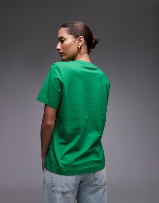 ARKET t-shirt in green, 3 of 4